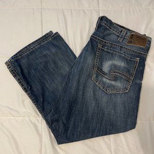 Silver Gordie Jeans, Medium Wash, Size 40x30
